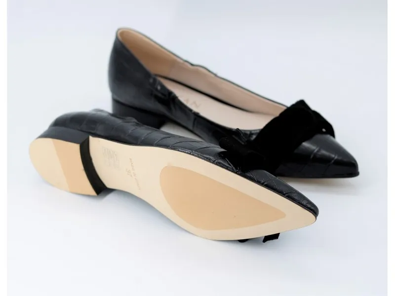 BAILARINA DE PIEL 8307 MARIAN EN COLOR NEGRO