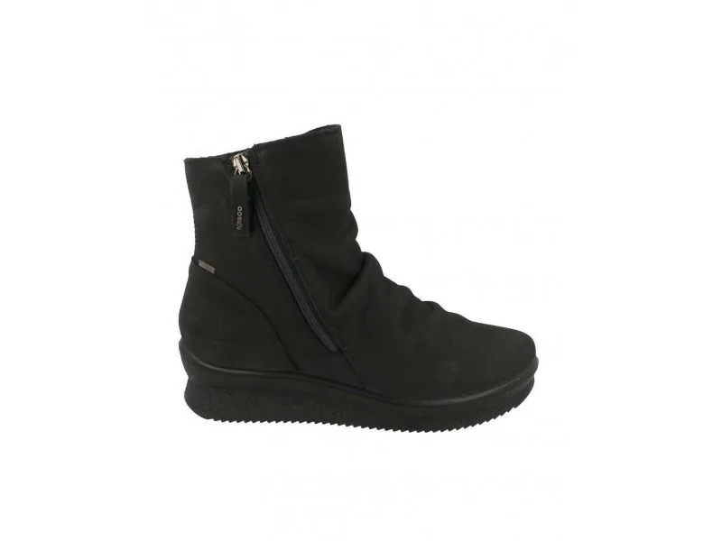 BOTÍN DE PIEL NOBUCK CON GORETEX 6156200 IGI&CO EN COLOR NEGRO