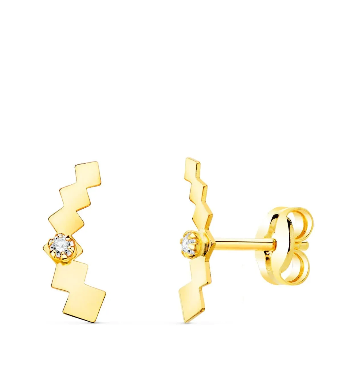 Boucles d'oreilles Petit Losanges Or 18K