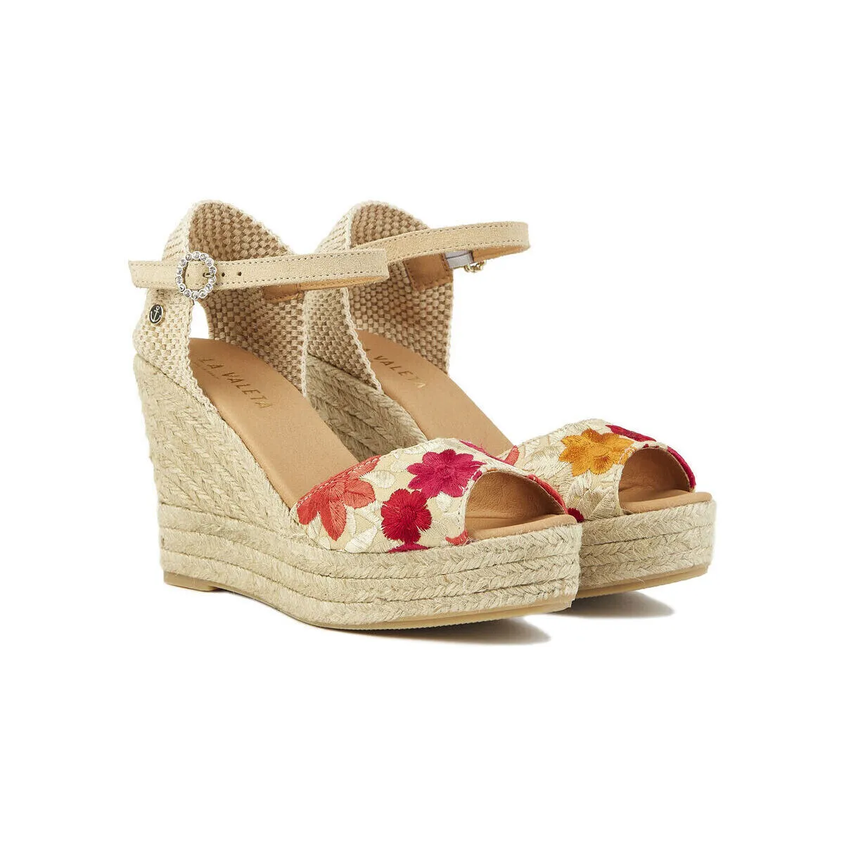 Camelia peep toe