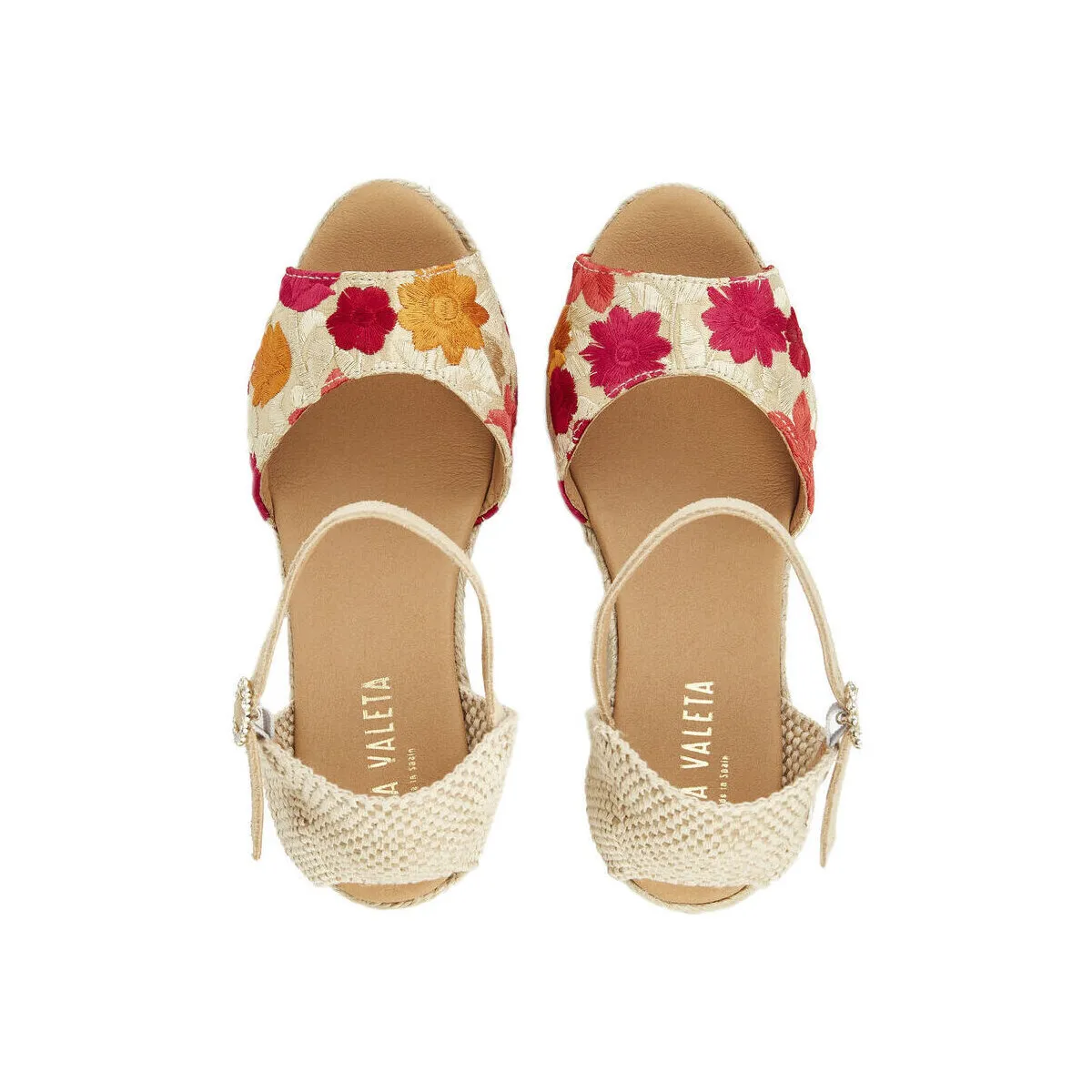 Camelia peep toe