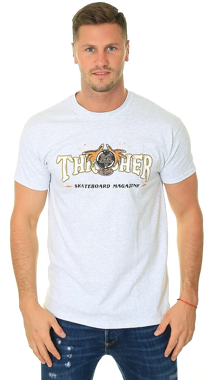 CAMISA THRASHER FORTUNE LOGO  ASH GREY  MEN´S