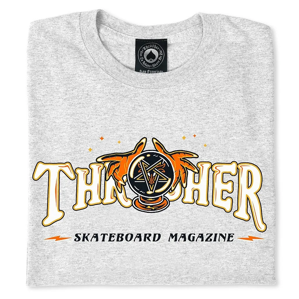 CAMISA THRASHER FORTUNE LOGO  ASH GREY  MEN´S