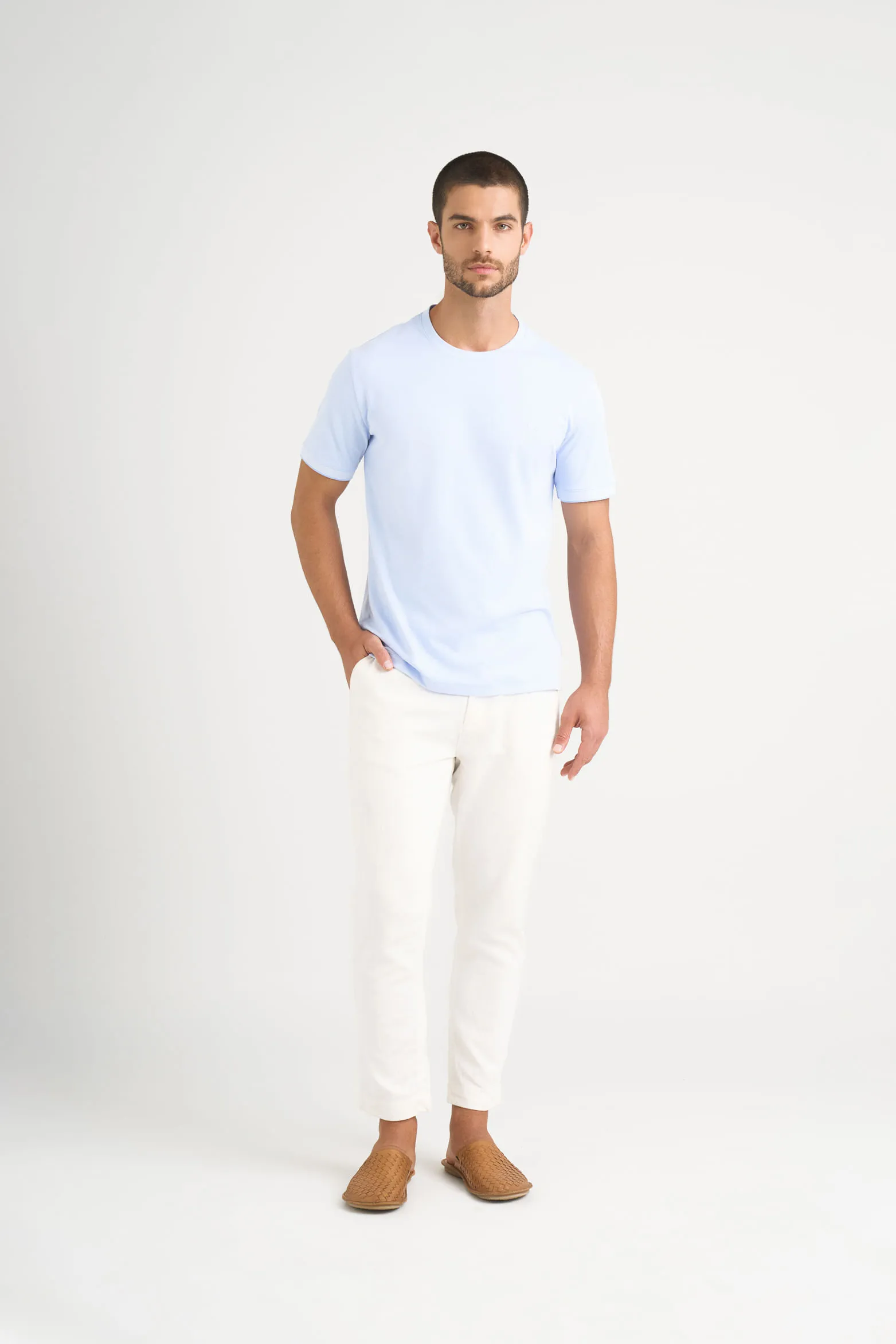 Camiseta micropima Arizona para hombre semi ajustada