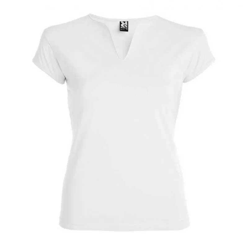 CAMISETA MUJER CUELLO EN V BELICE  ROLY