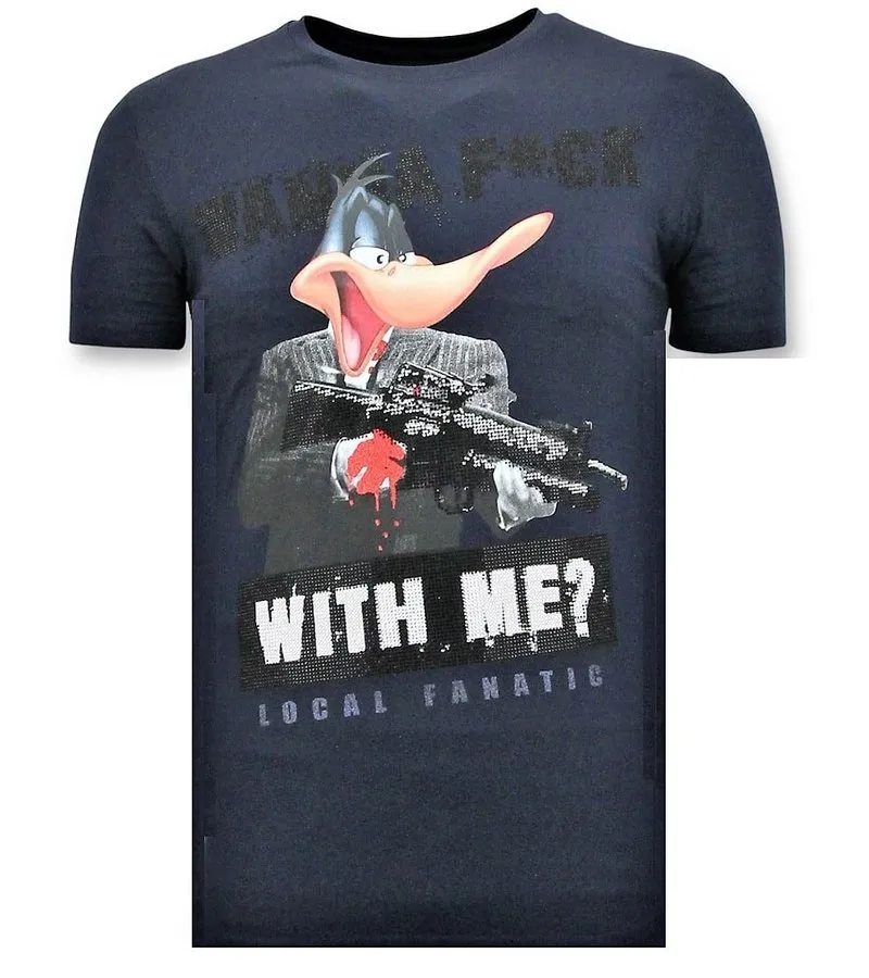 CAMISETA PARA HOMBRE  SHOOTING DUCK   AZUL
