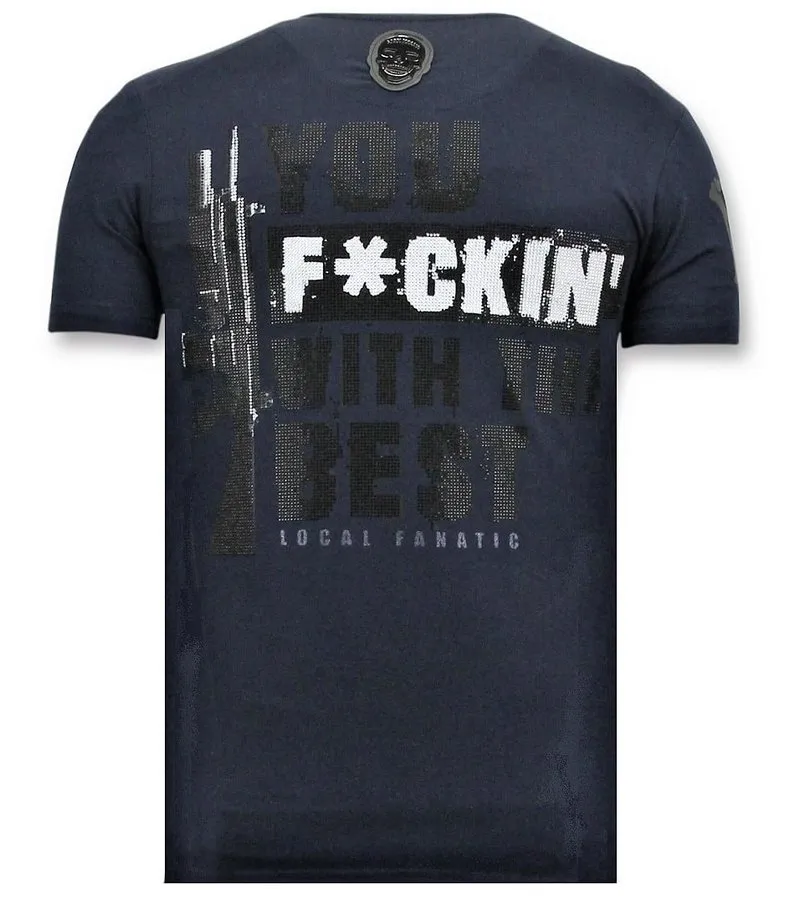 CAMISETA PARA HOMBRE  SHOOTING DUCK   AZUL