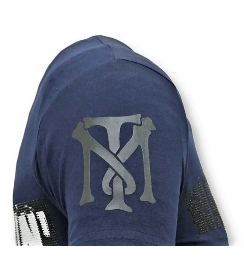 CAMISETA PARA HOMBRE  SHOOTING DUCK   AZUL