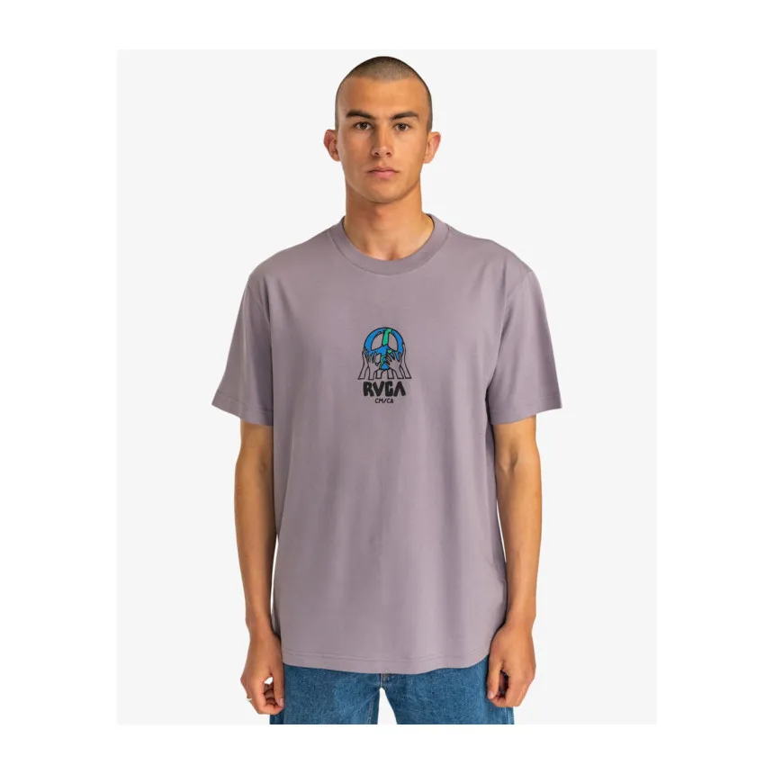 Camiseta Rvca Earth Corp Para Hombre