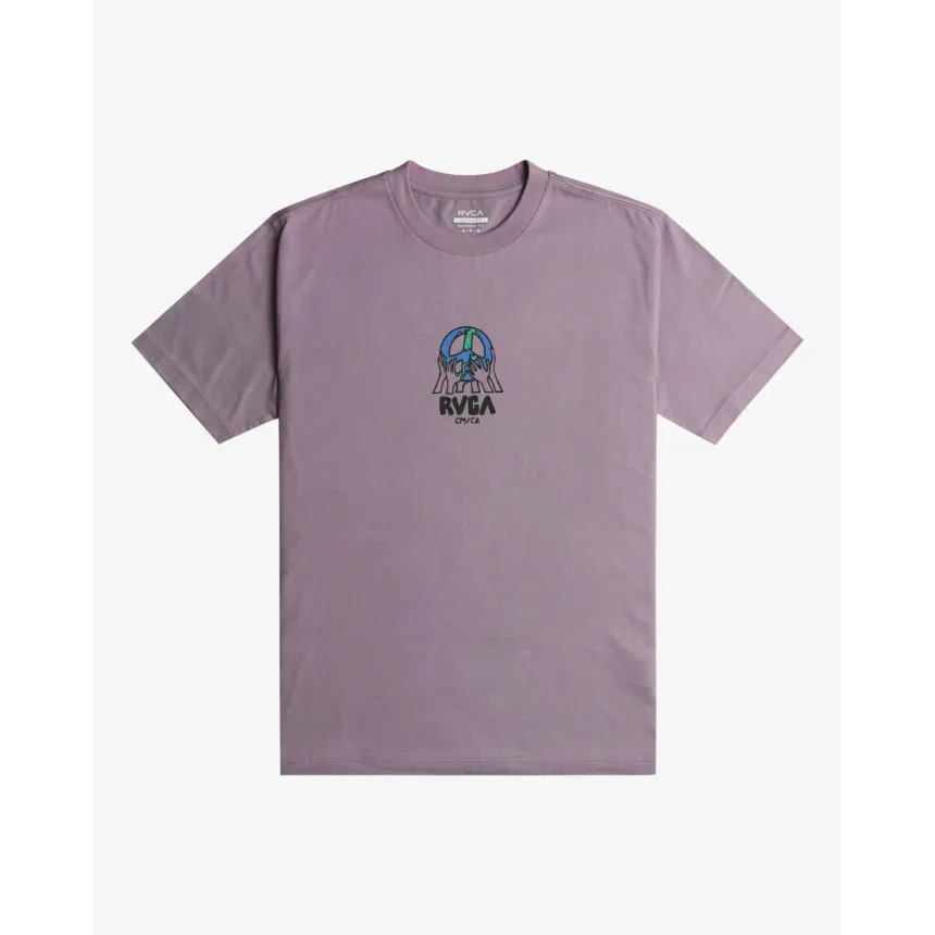 Camiseta Rvca Earth Corp Para Hombre
