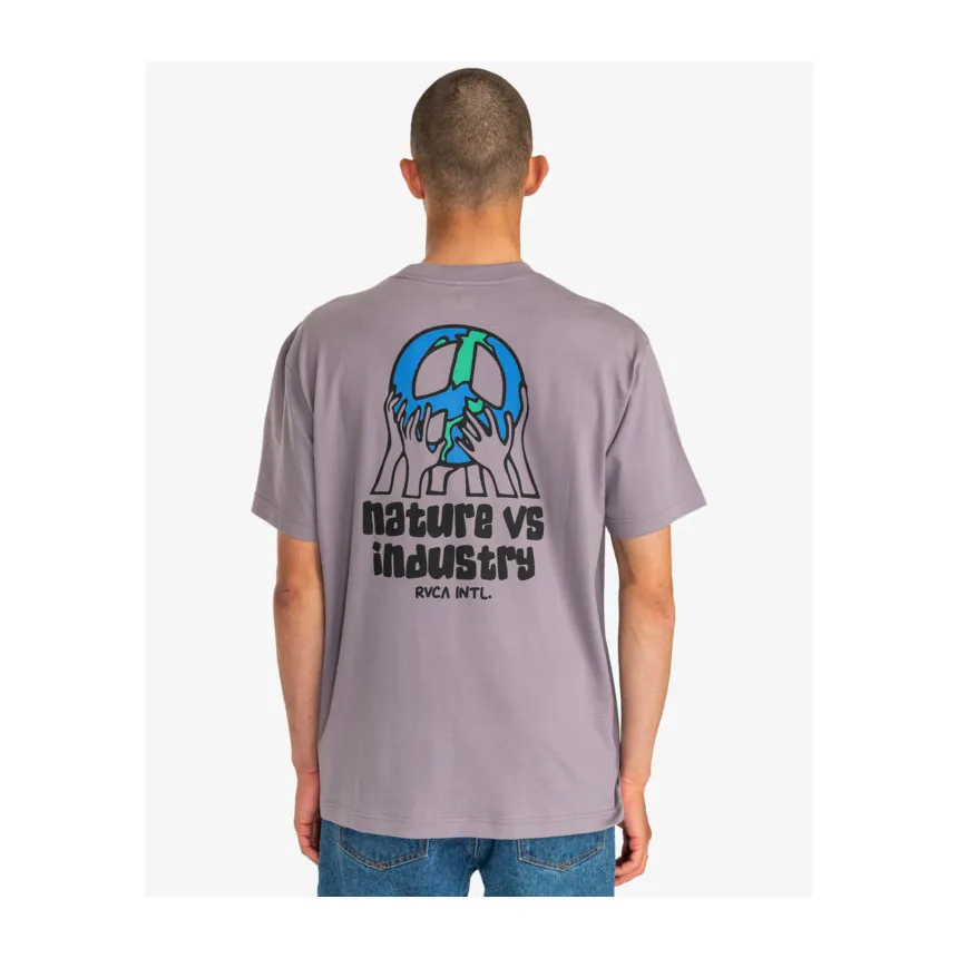 Camiseta Rvca Earth Corp Para Hombre