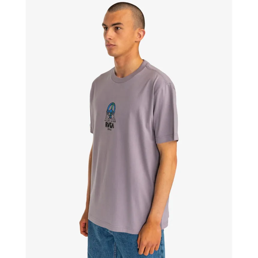 Camiseta Rvca Earth Corp Para Hombre