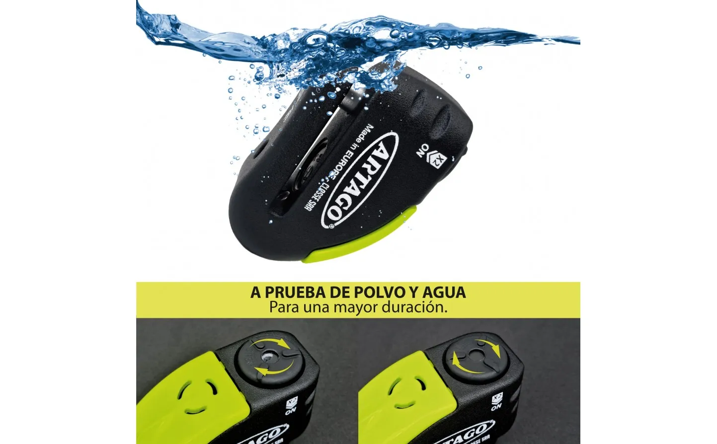 Candado Artago 30X Alarm+Warning 14mm SRA |30X14|