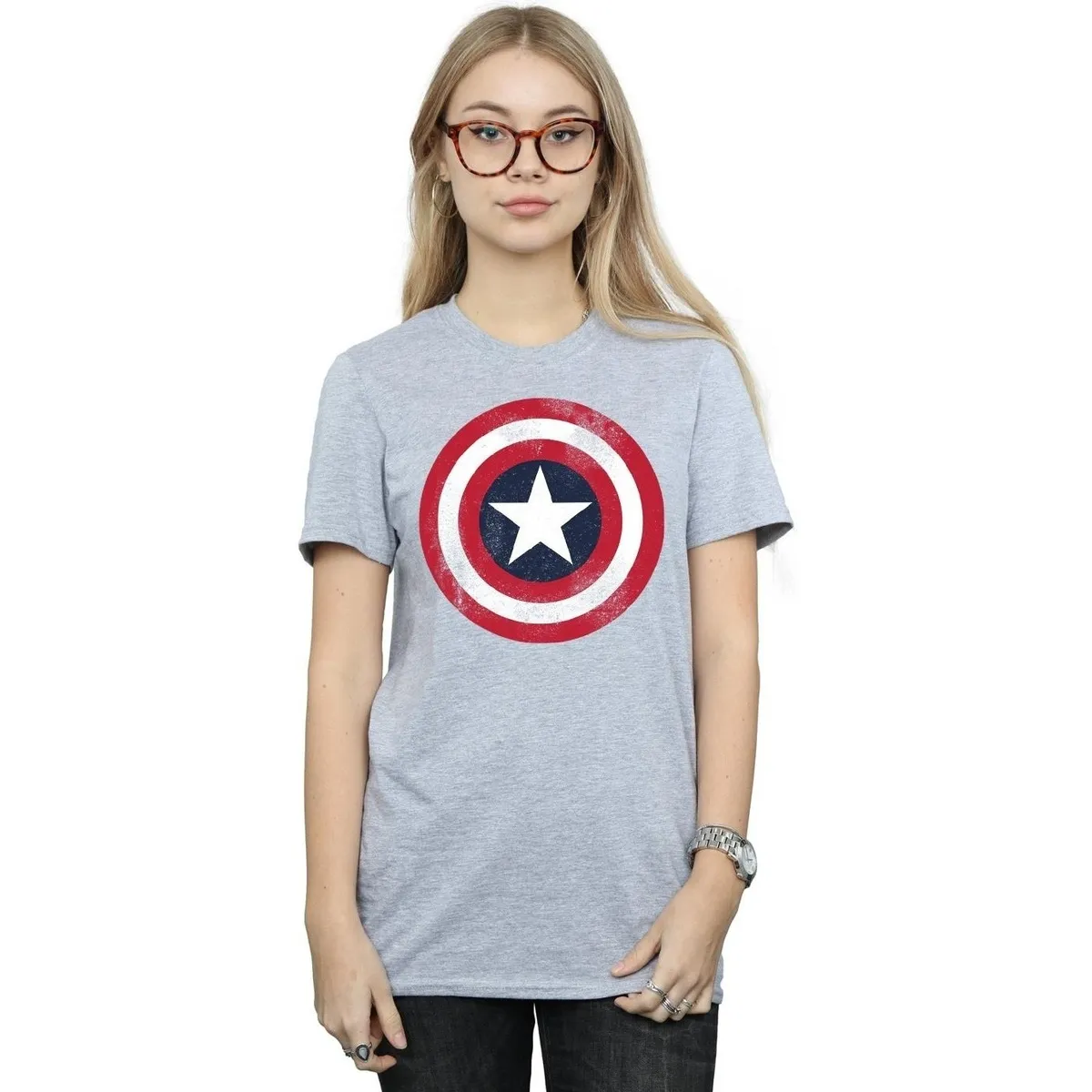 Captain America Distressed Shield
