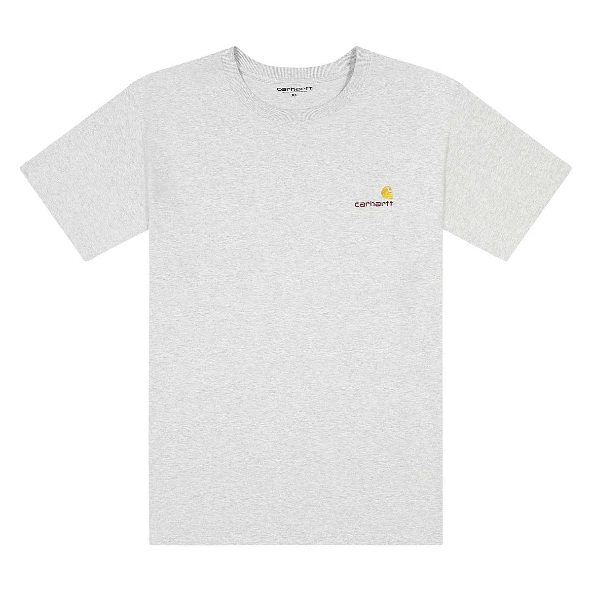 Carhartt WIP S/S American Script, Ash Heather