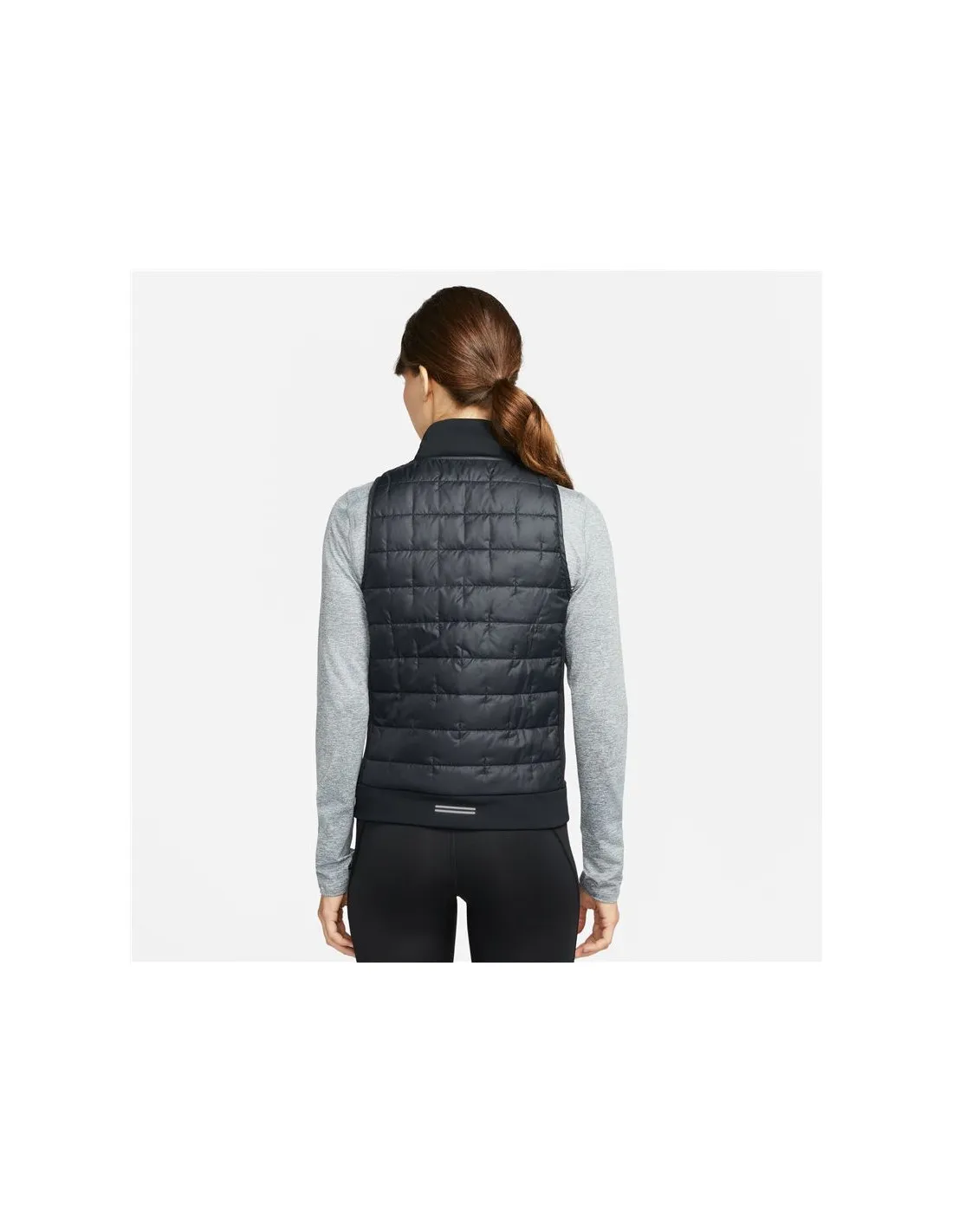 CHALECO DE RUNNING NIKE THERMAFIT MUJER BLACK