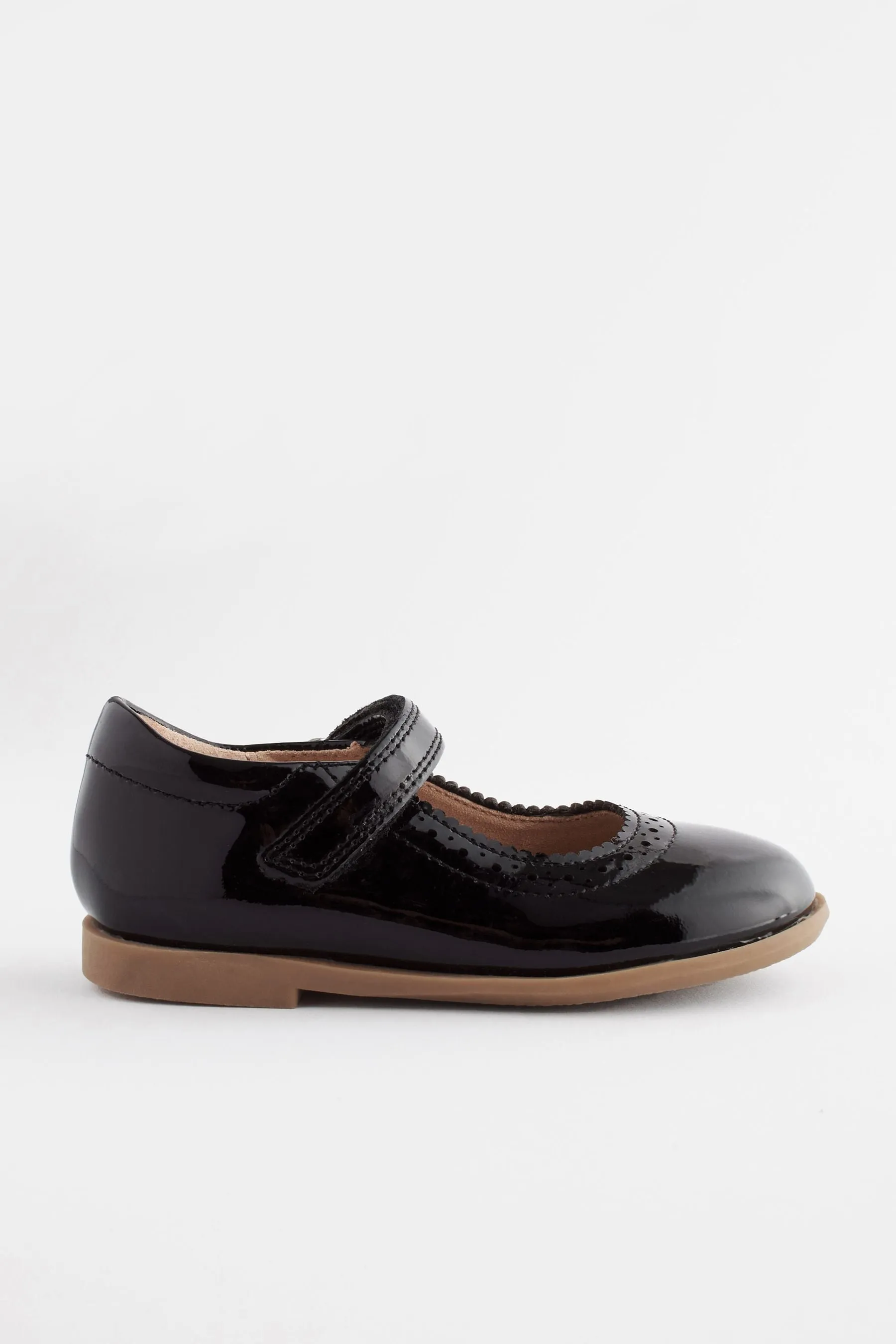 CHAROL DE CUERO NEGRO  ZAPATOS OXFORD ESTILO MERCEDITAS DE CUERO