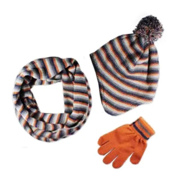 CONJUNTO 3 PIEZAS NIÑO RAYAS  6/9 AÑOS