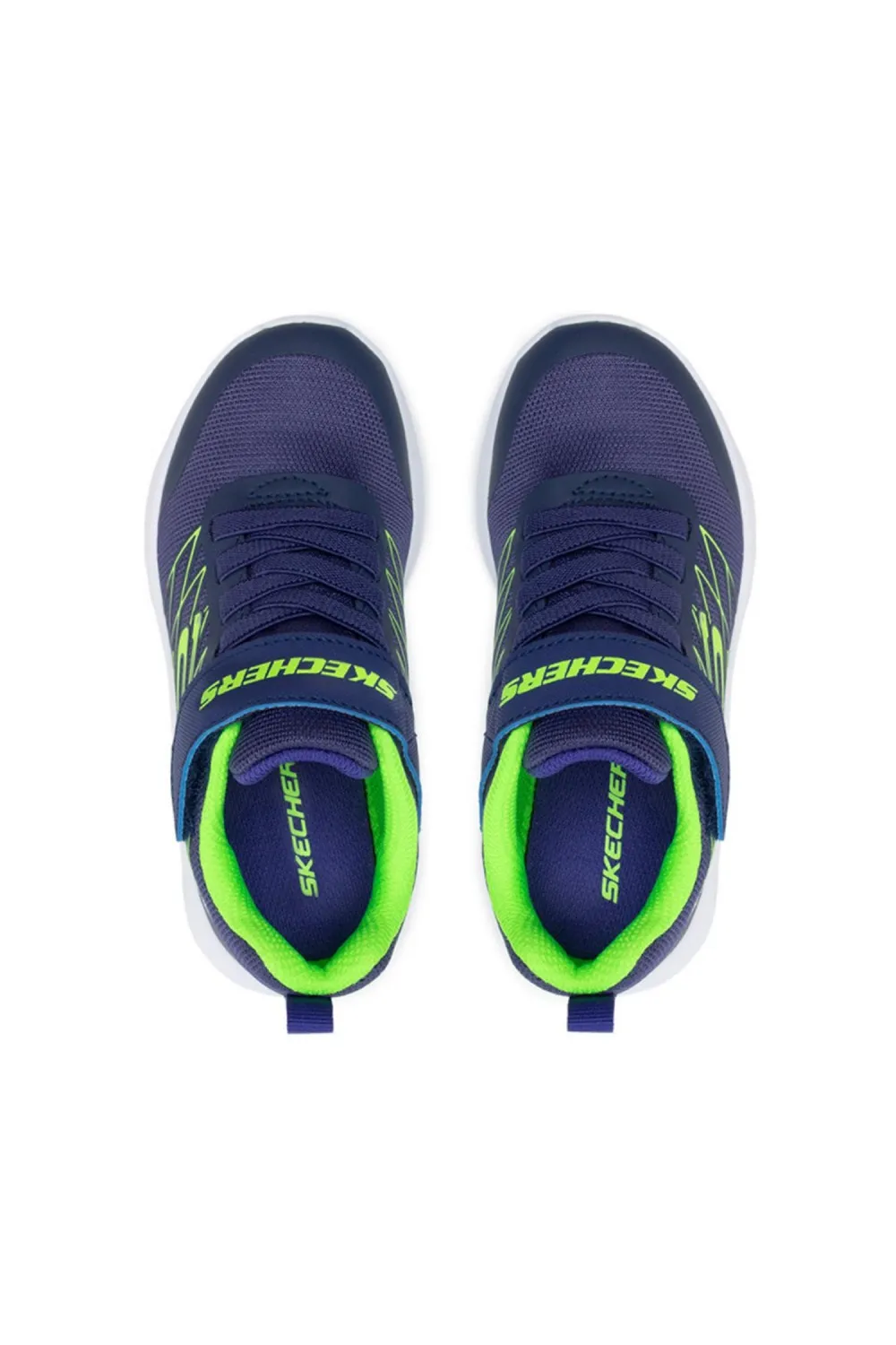DEPORTIVO SKECHERS NINO MICROSPEC TEXLOR MARINOLIMA 403770L