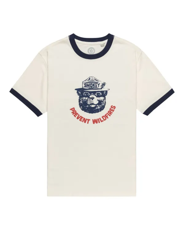 ELEMENT X SMOKEY BEAR RINGER  CAMISETA DE CORTE RELAJADO PARA HOMBRE