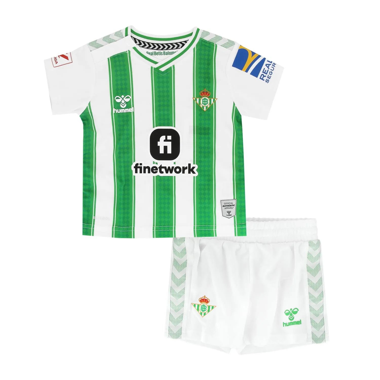 EQUIPACIóN HUMMEL REAL BETIS BALOMPIé NIñO 612 AñOS 2324