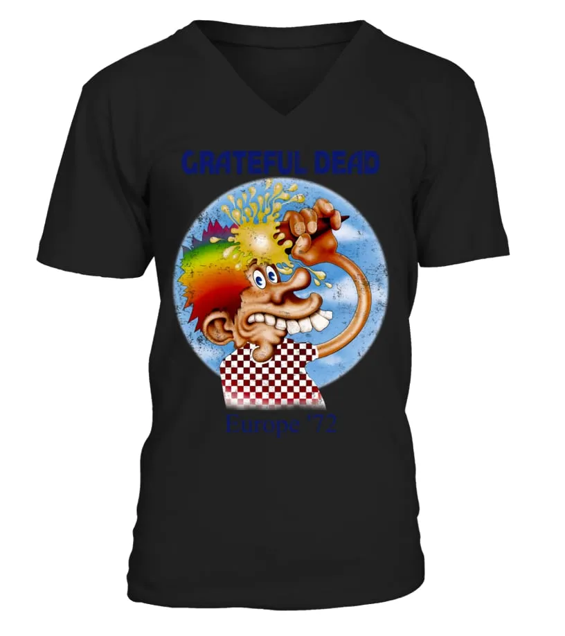 EUROPE '72 SERIES 6 PIN 3  STRAND LYCEUM, LONDON, ENGLAND #4 5261972 (2) CAMISETA CUELLO EN V UNISEX