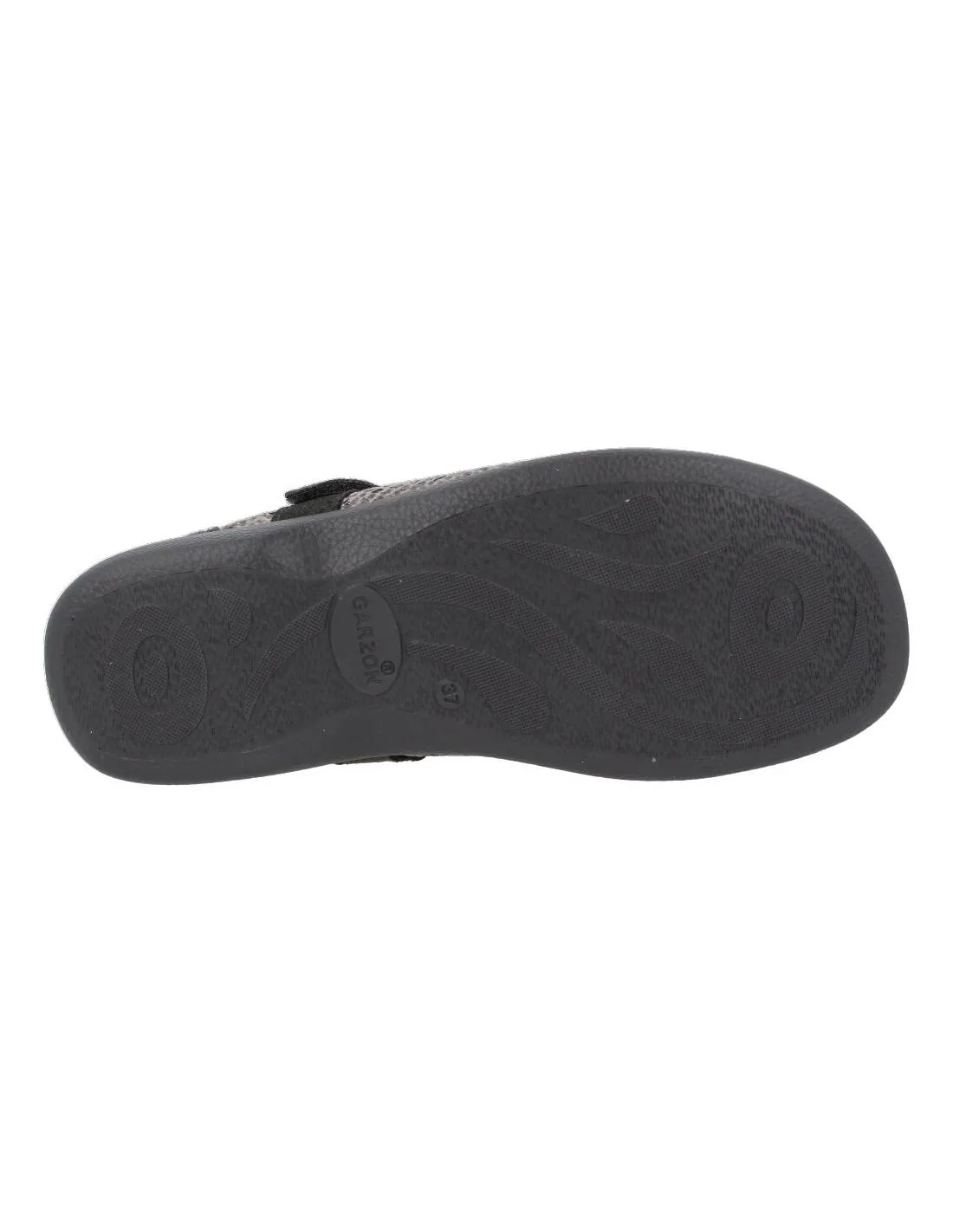 GARZóN  MERCEDITA VELCRO REJILLA GRIS