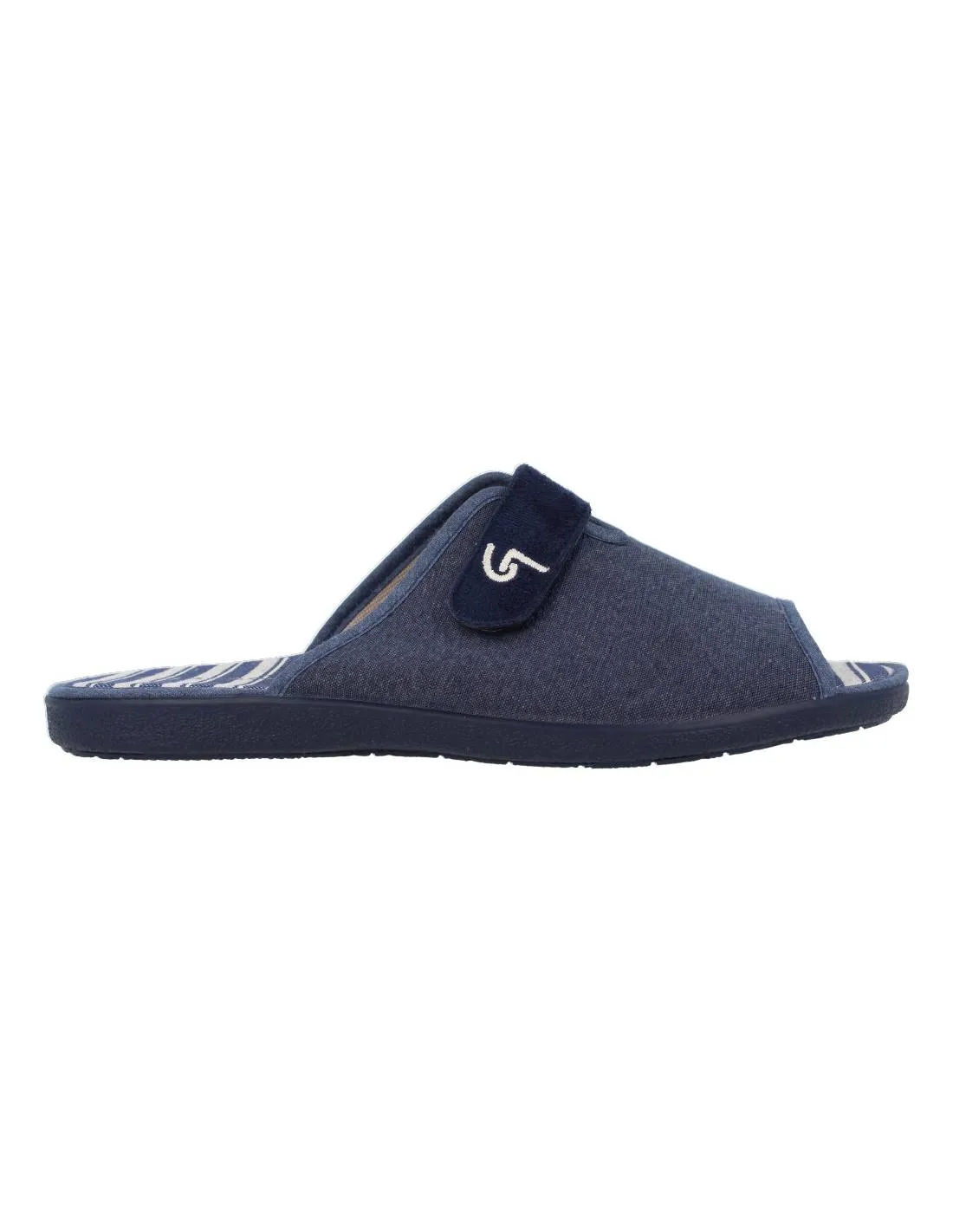 GARZóN  ZAPATILLAS CASA HOMBRE VELCRO MARINO