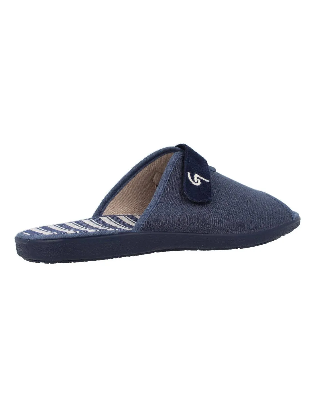 GARZóN  ZAPATILLAS CASA HOMBRE VELCRO MARINO
