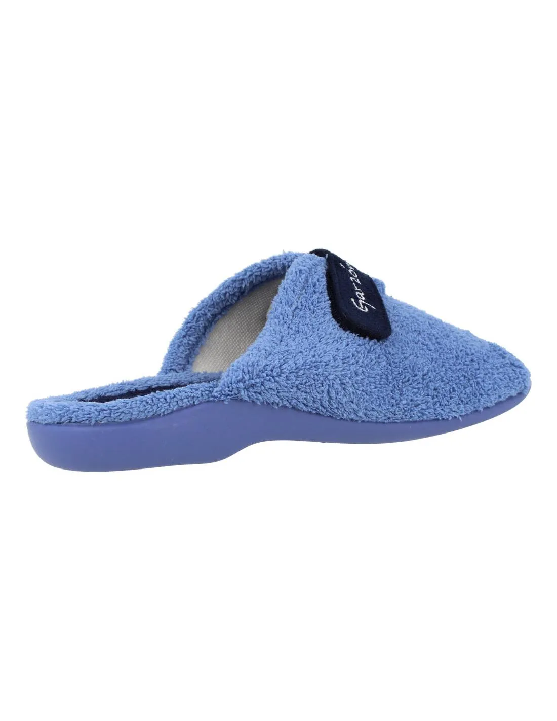GARZóN  ZAPATILLAS CASA MUJER RIZO VELCRO MARINO