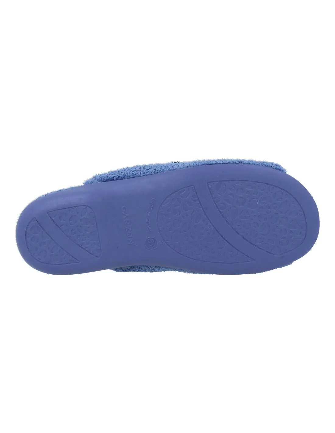 GARZóN  ZAPATILLAS CASA MUJER RIZO VELCRO MARINO