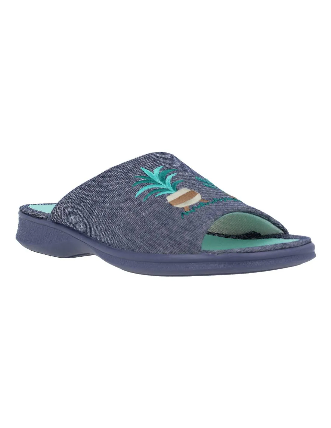 GARZóN  ZAPATILLAS DE CASA MUJER MACETAS