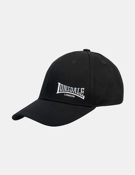 GORRA LONSDALE ENVILLE  BLACK/WHITE/ASH