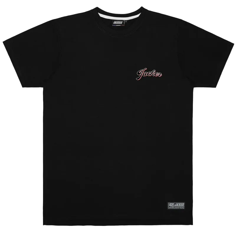 JACKER LOBSTER SERVICE BLACK TEESHIRT