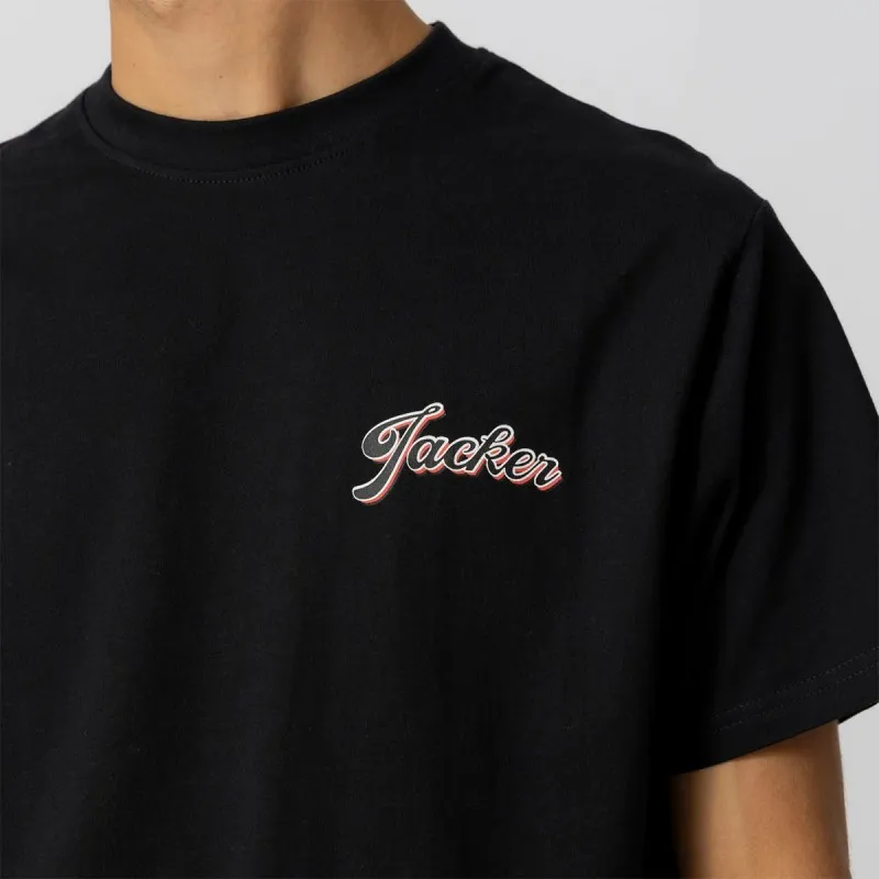 JACKER LOBSTER SERVICE BLACK TEESHIRT