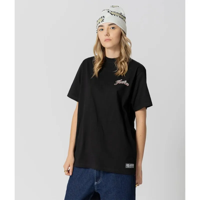 JACKER LOBSTER SERVICE BLACK TEESHIRT