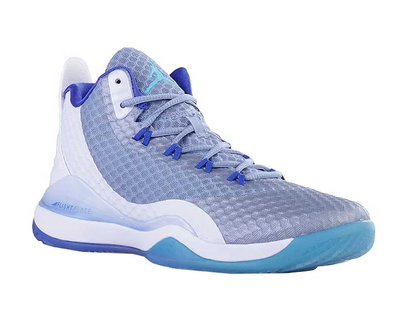 JORDAN SUPER FLY 3 PO "GRIFFIN GAUZY GREY"(115/WHITE/TURQUOISEBLUE)