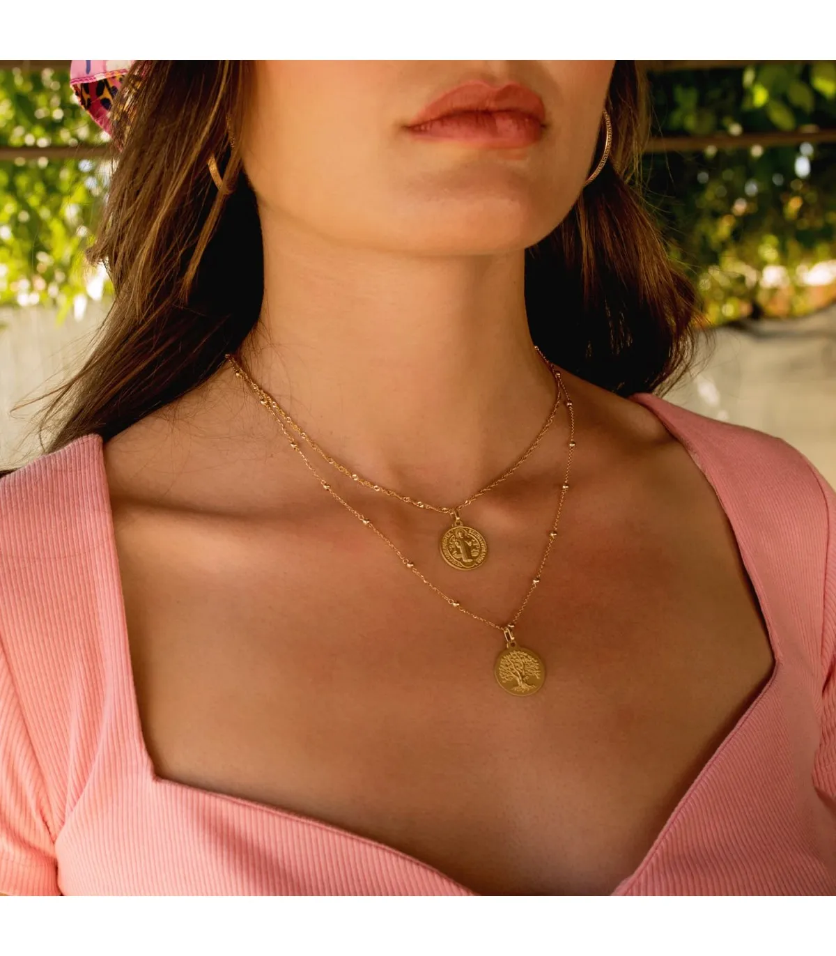 Médaille Saint Benoit Or 18K 18mm
