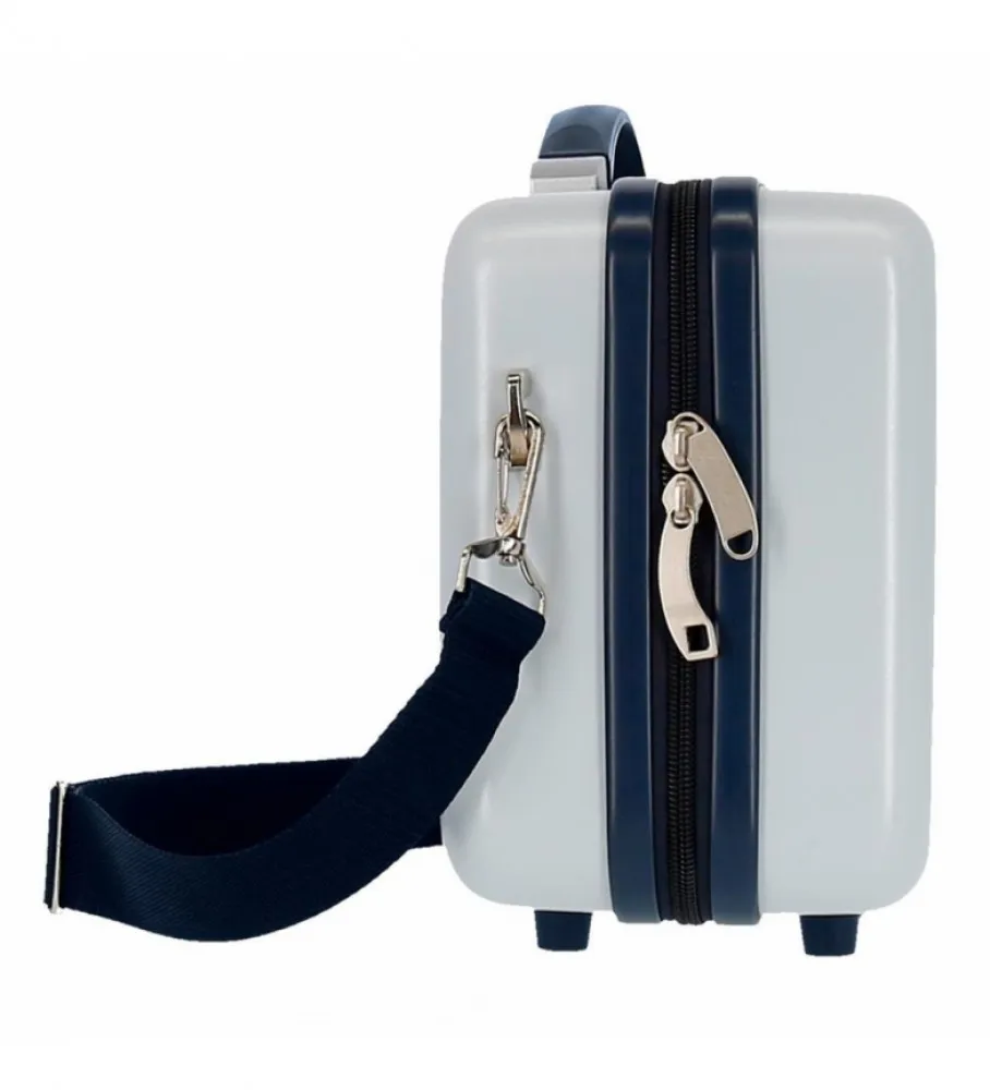 NECESER ABS MINNIE GOOD VIBES ONLY ADAPTABLE AZUL 29X21X15CM