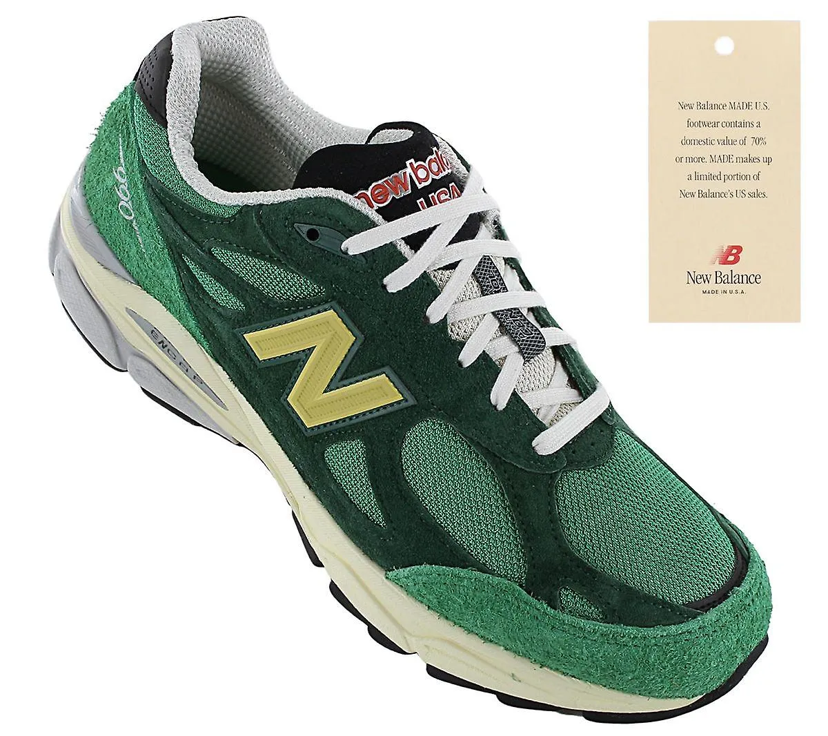 NEW BALANCE 990V3  MADE IN USA  HERREN SNEAKERS SCHUHE GRüN M990GG3 990