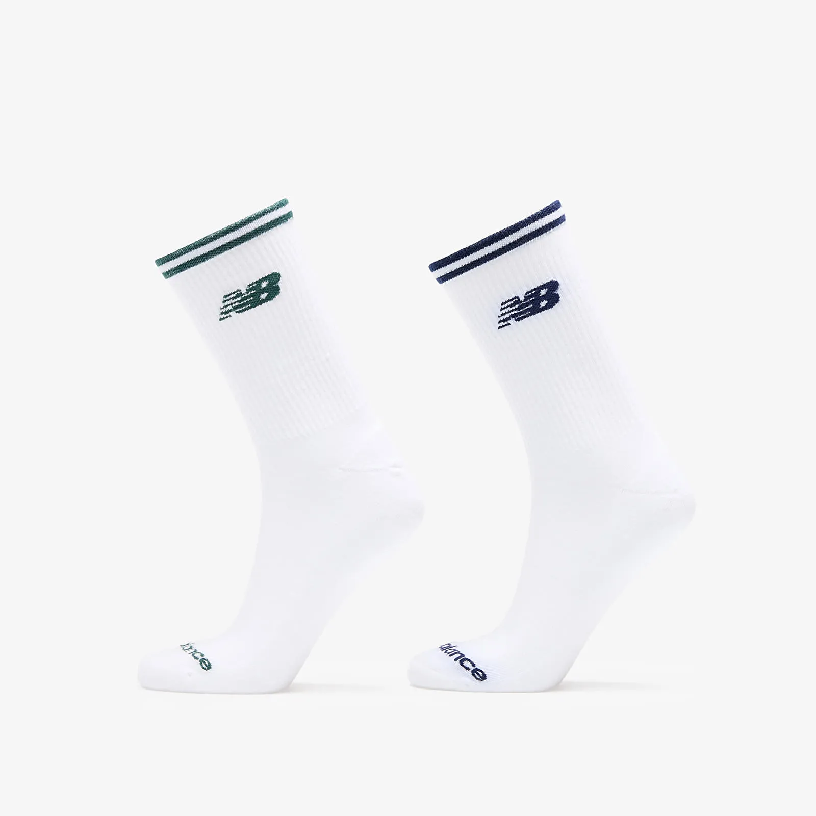 NEW BALANCE RUNNING STRIPE MIDCALF SOCKS 2PACK