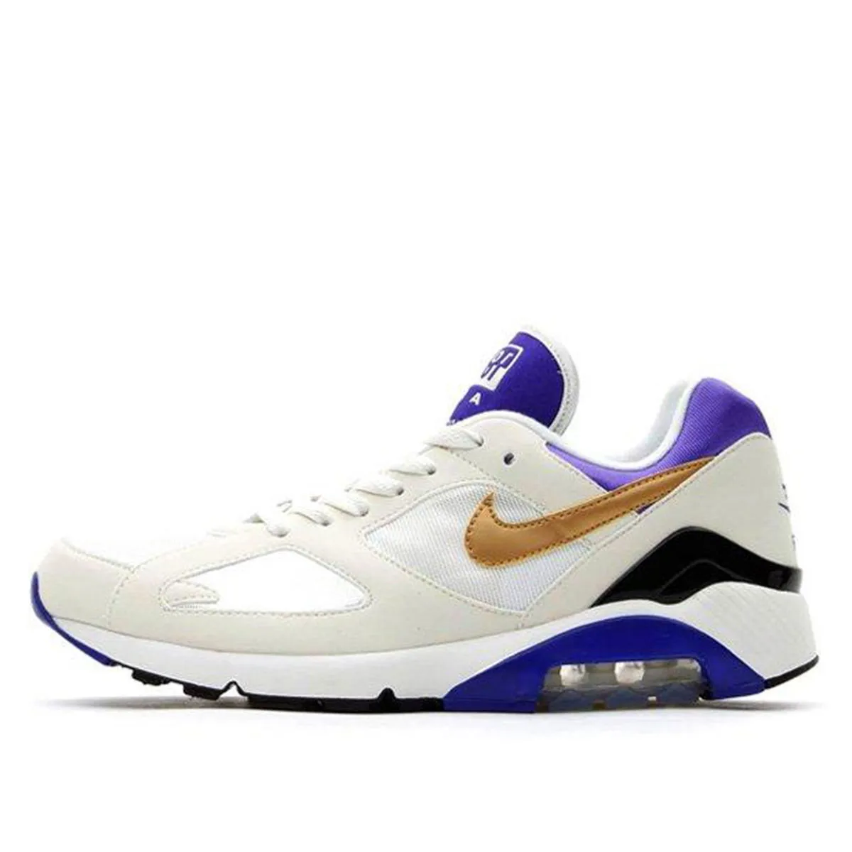 NIKE AIR MAX 180 OG QS BRIGHT CONCORD / OLYMPIC (SUMMIT WHITE METALLIC GOLD)  US 10.5