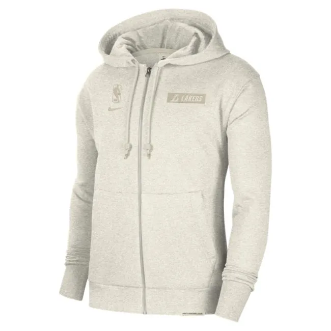 NIKE LOS ANGELES LAKERS STANDARD ISSUE DRIFIT FULLZIP HOODIE