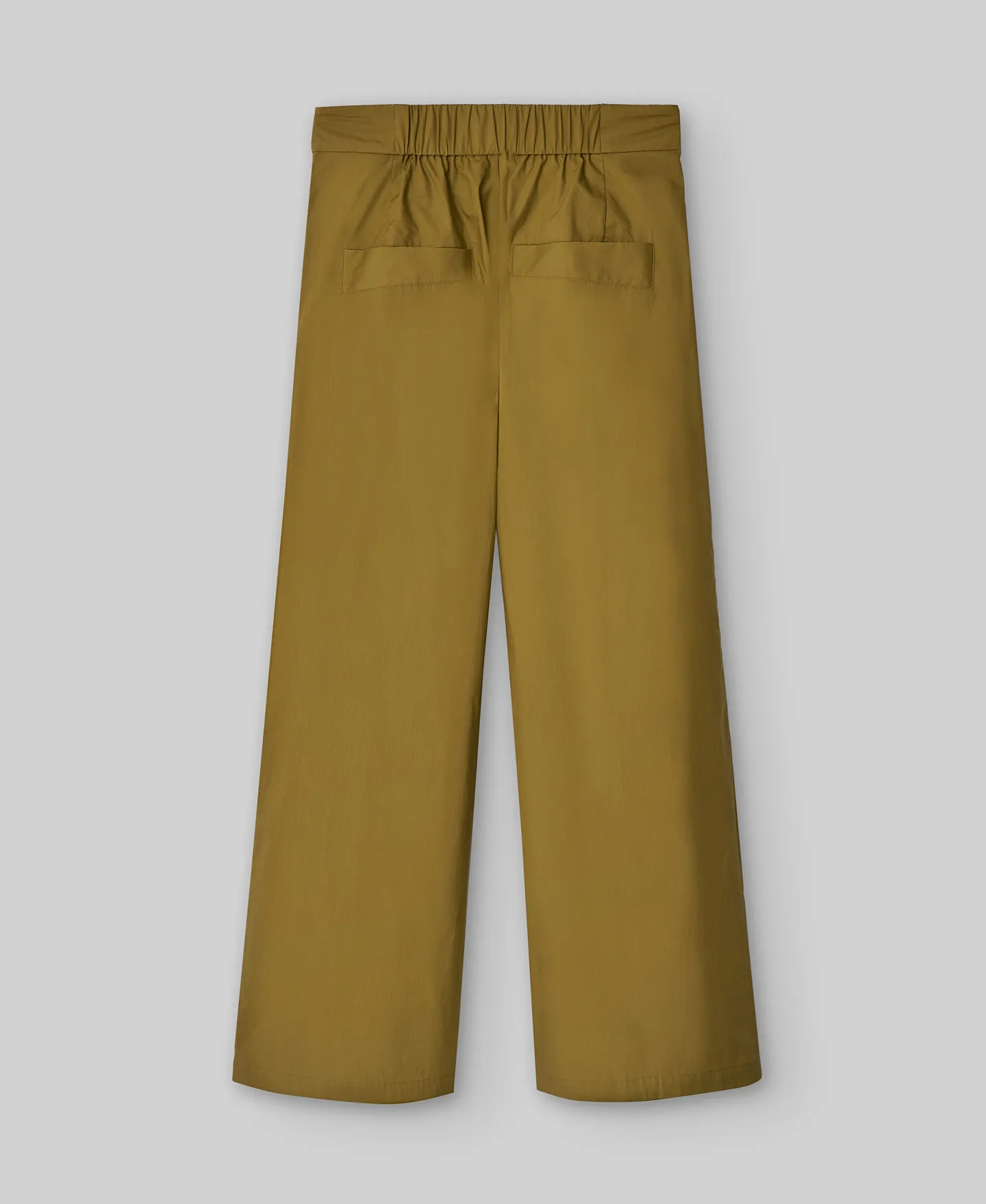 Pantalón algodón delantero cruzado mujer