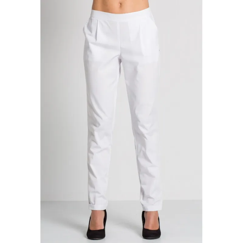 PANTALóN DE MUJER BLANCO DOBLADILLO  DYNEKE