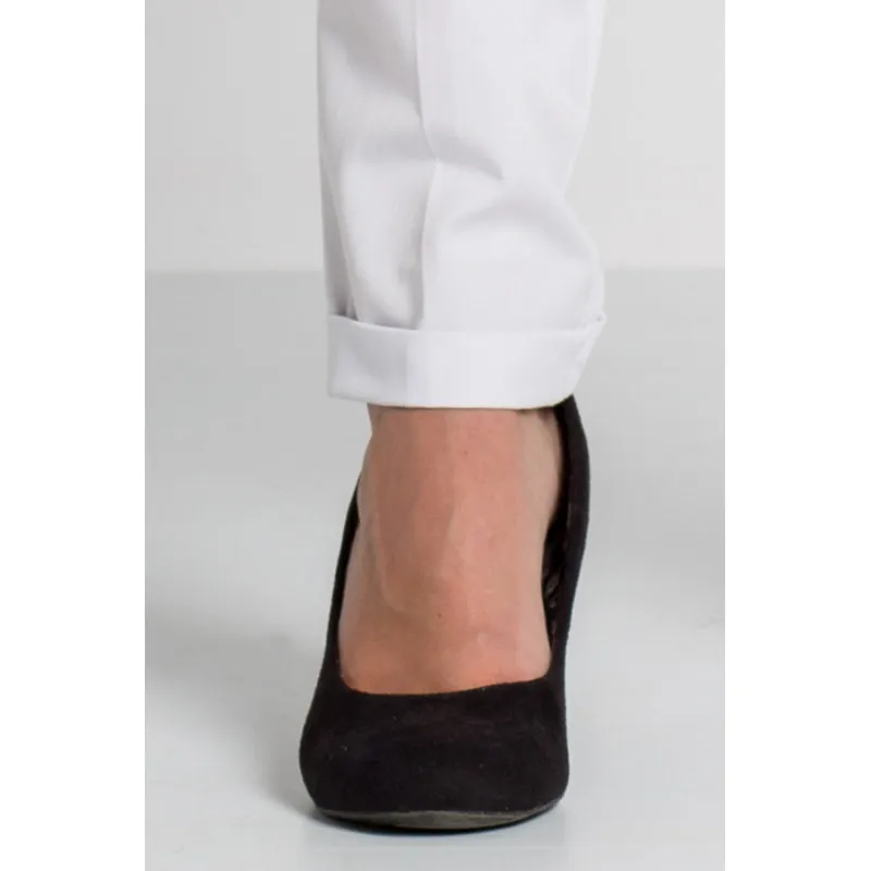 PANTALóN DE MUJER BLANCO DOBLADILLO  DYNEKE