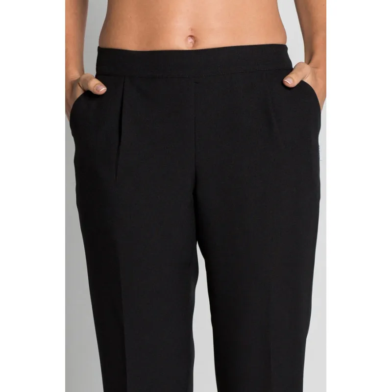 PANTALóN DE MUJER NEGRO DOBLADILLO  DYNEKE