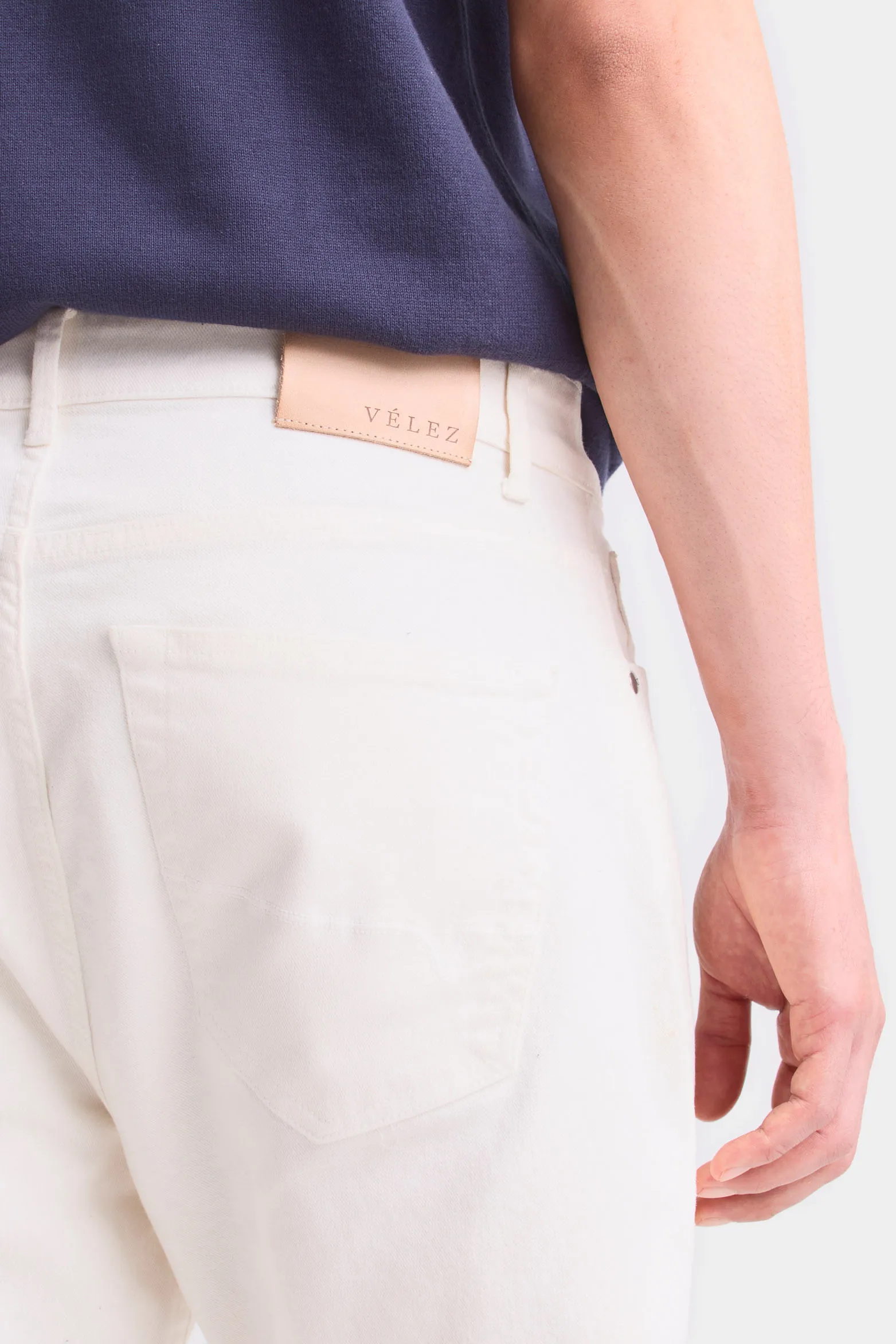 Pantalón en drill para hombre semi fitted