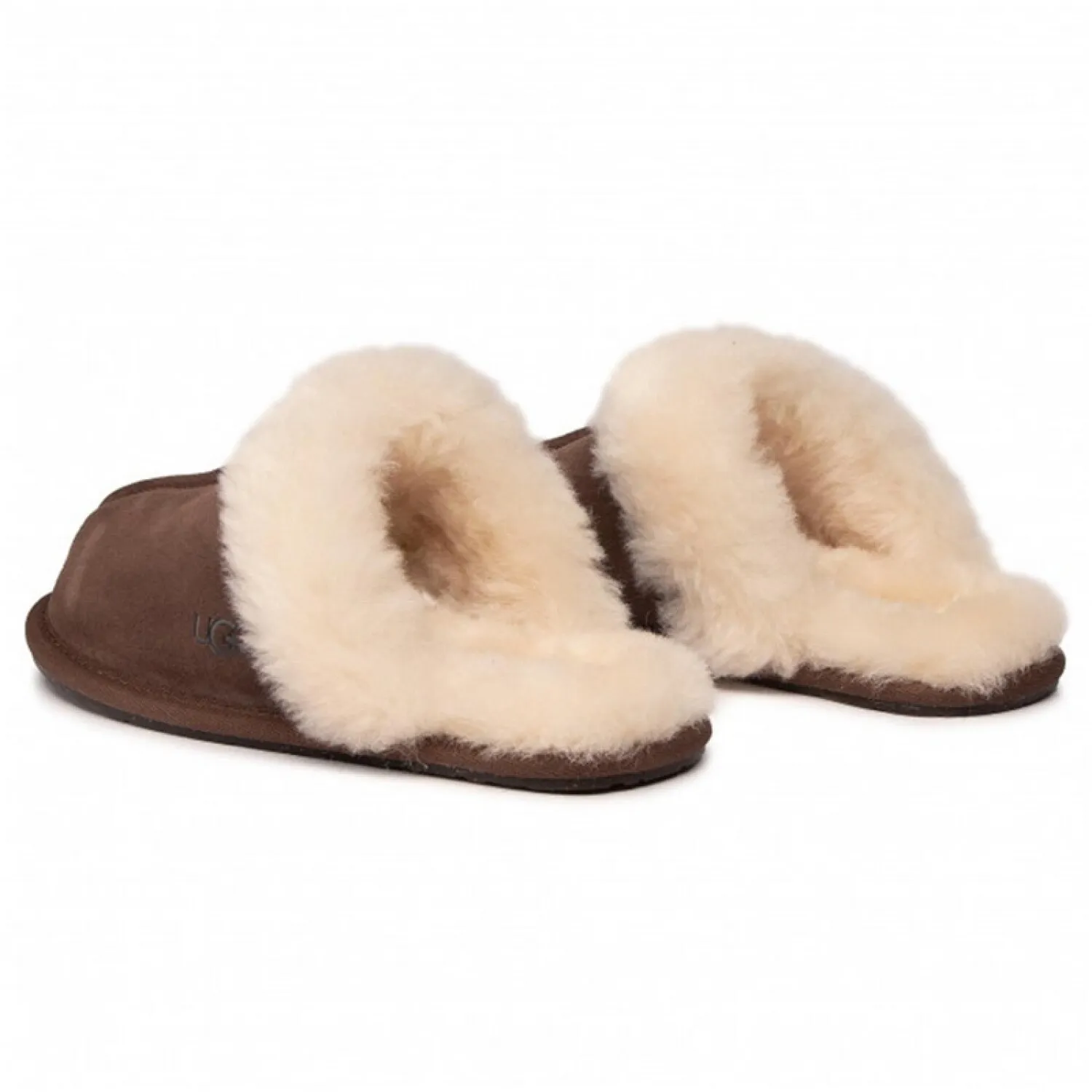 PANTUFLAS UGG SCUFFETTE II  MARRóN