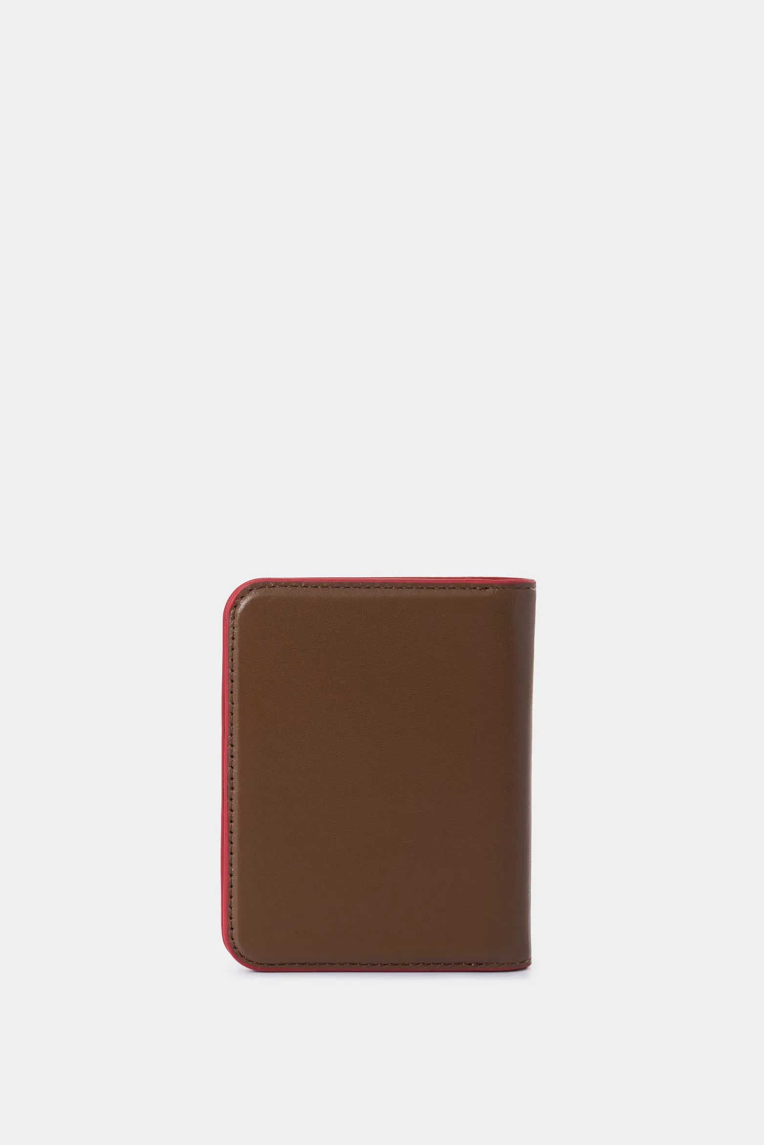 Porta billetes Boreal 2 de cuero para hombre detalle contraste